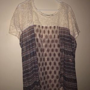 Cato 26/28 Sheer top